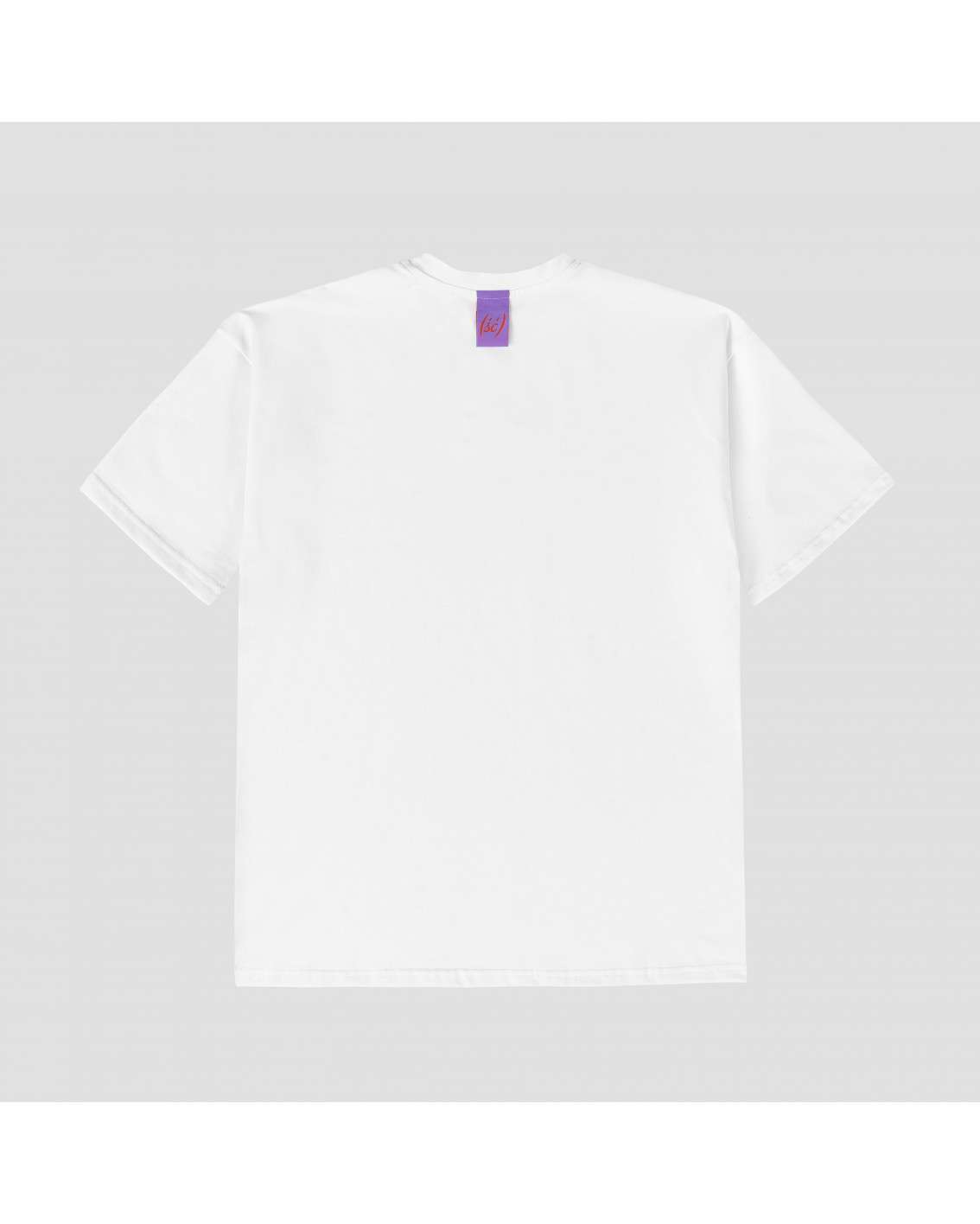 NEW! t-shirt biały z tęczowym haftem