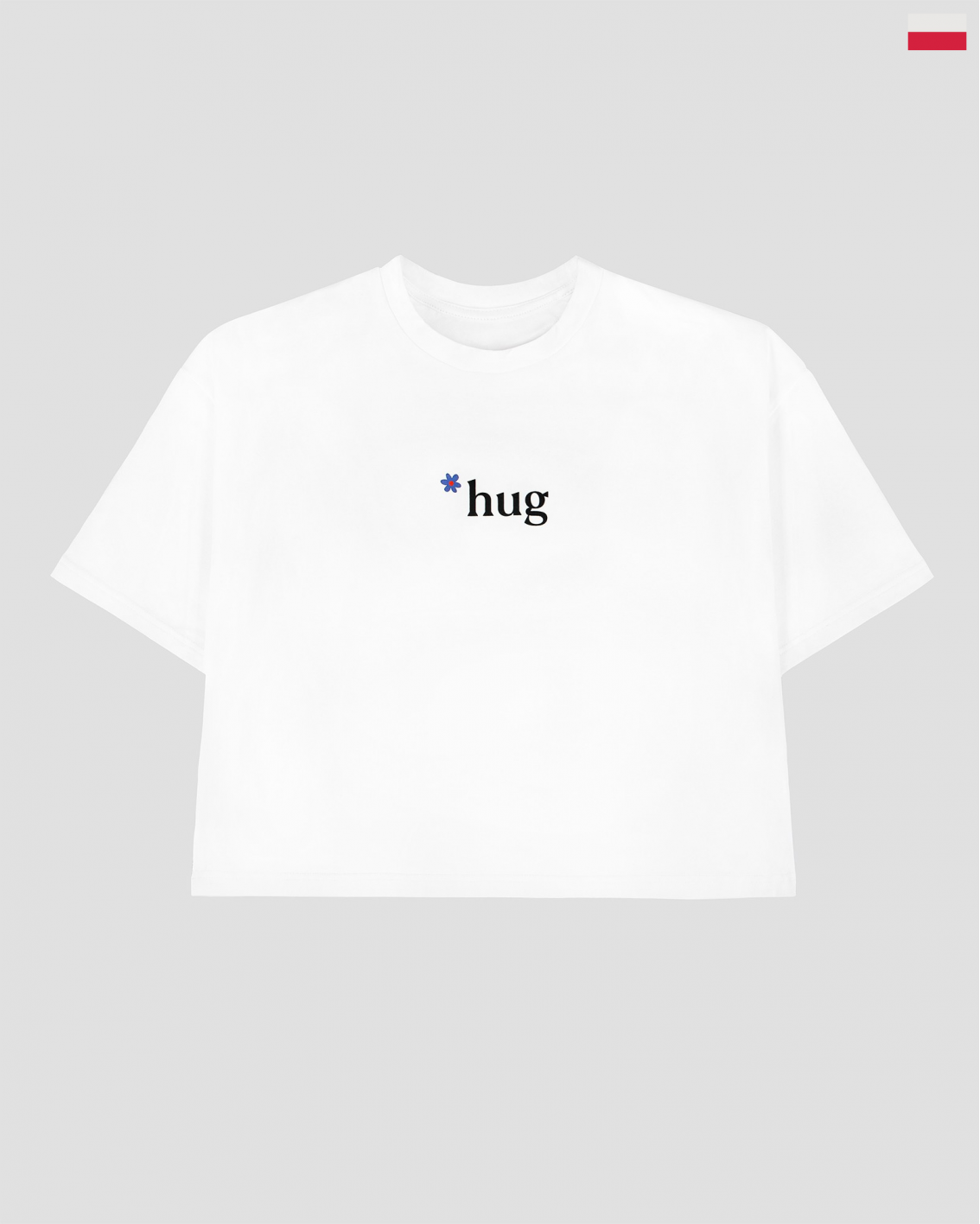 NEW! Biały t-shirt hug