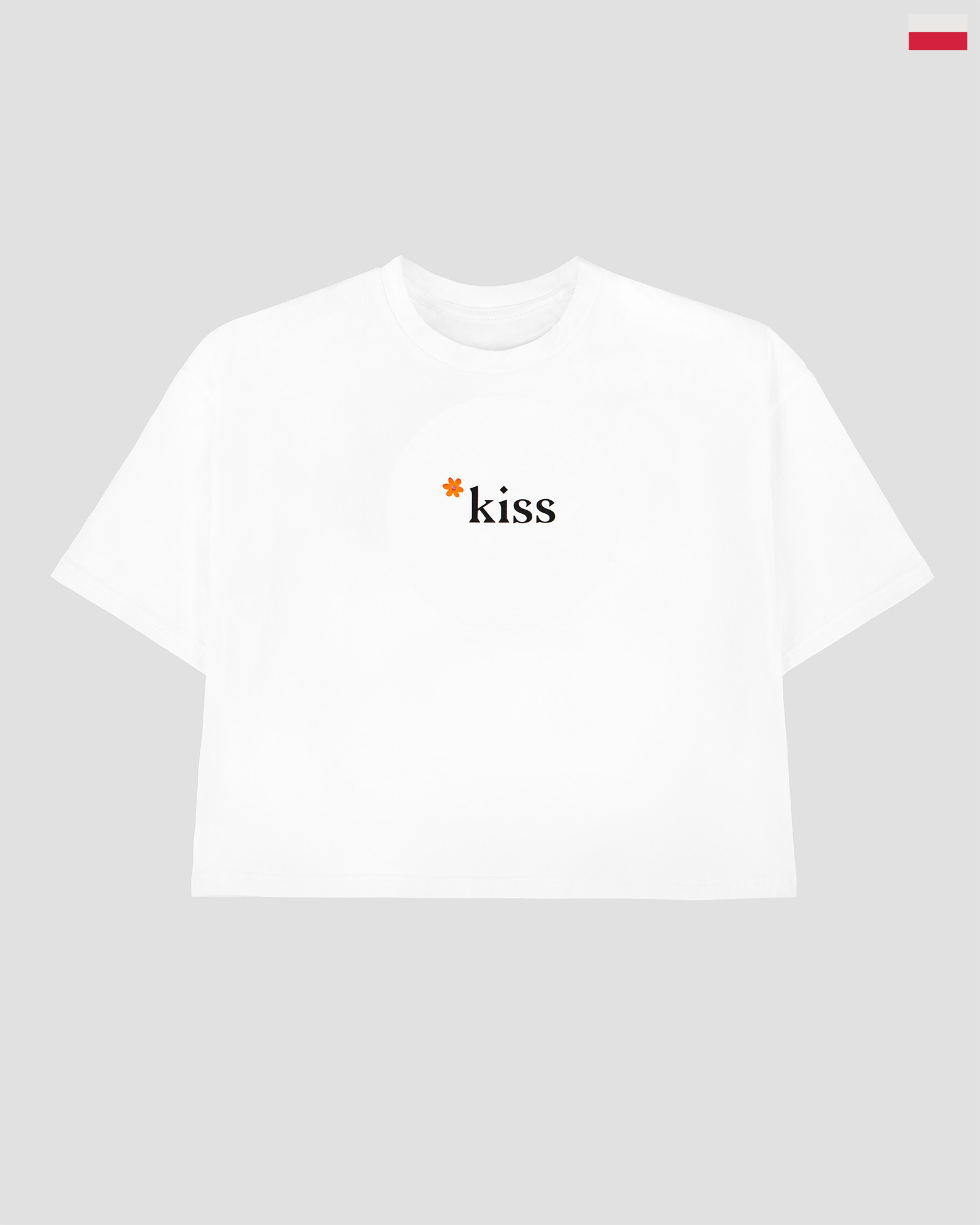 NEW! Biały t-shirt kiss :*