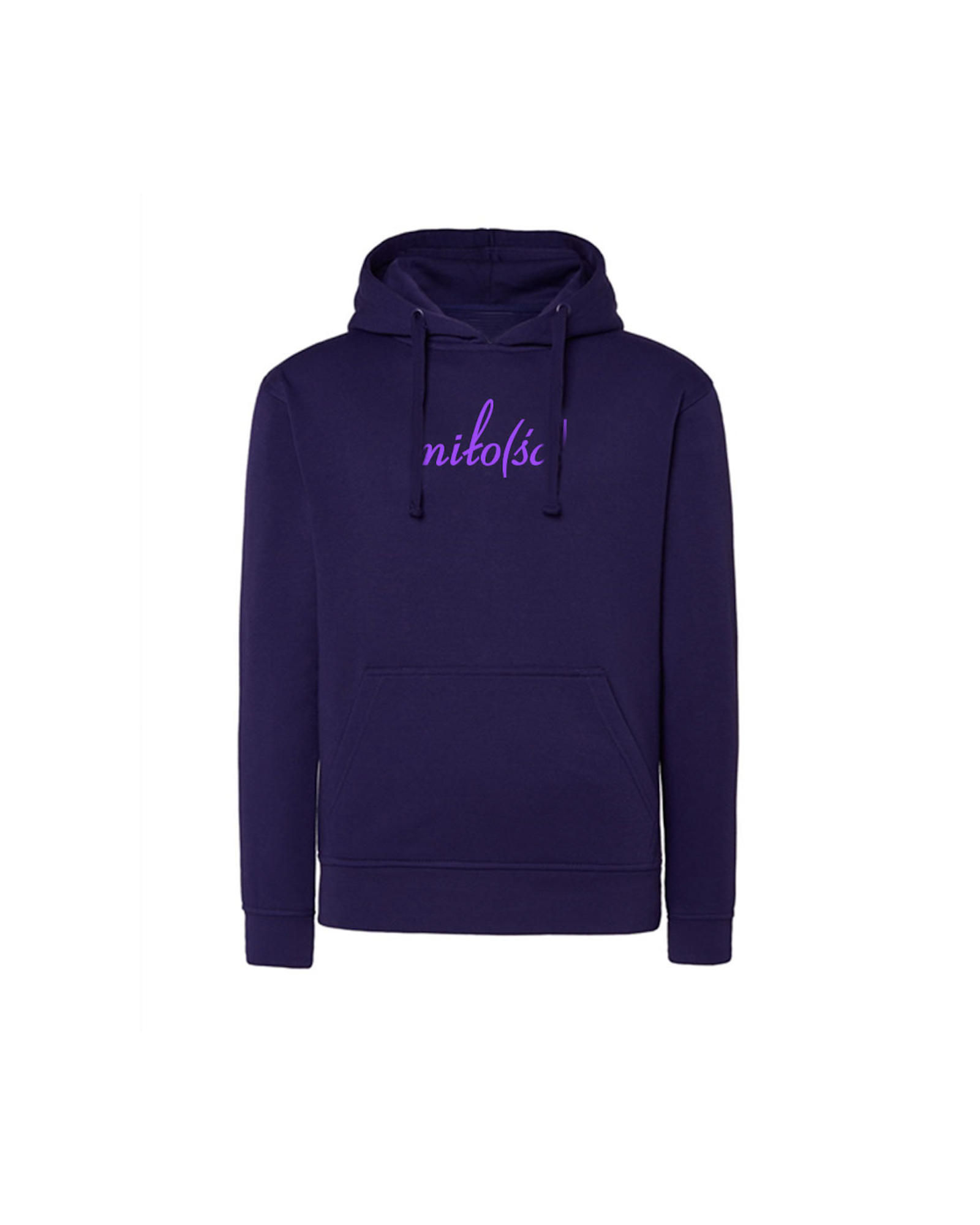 New! Original hoodie fioletowa z fioletowym haftem